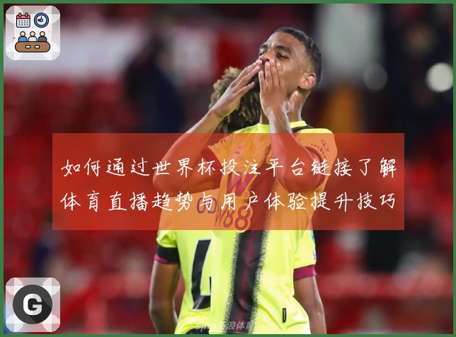如何通过世界杯投注平台链接了解体育直播趋势与用户体验提升技巧
